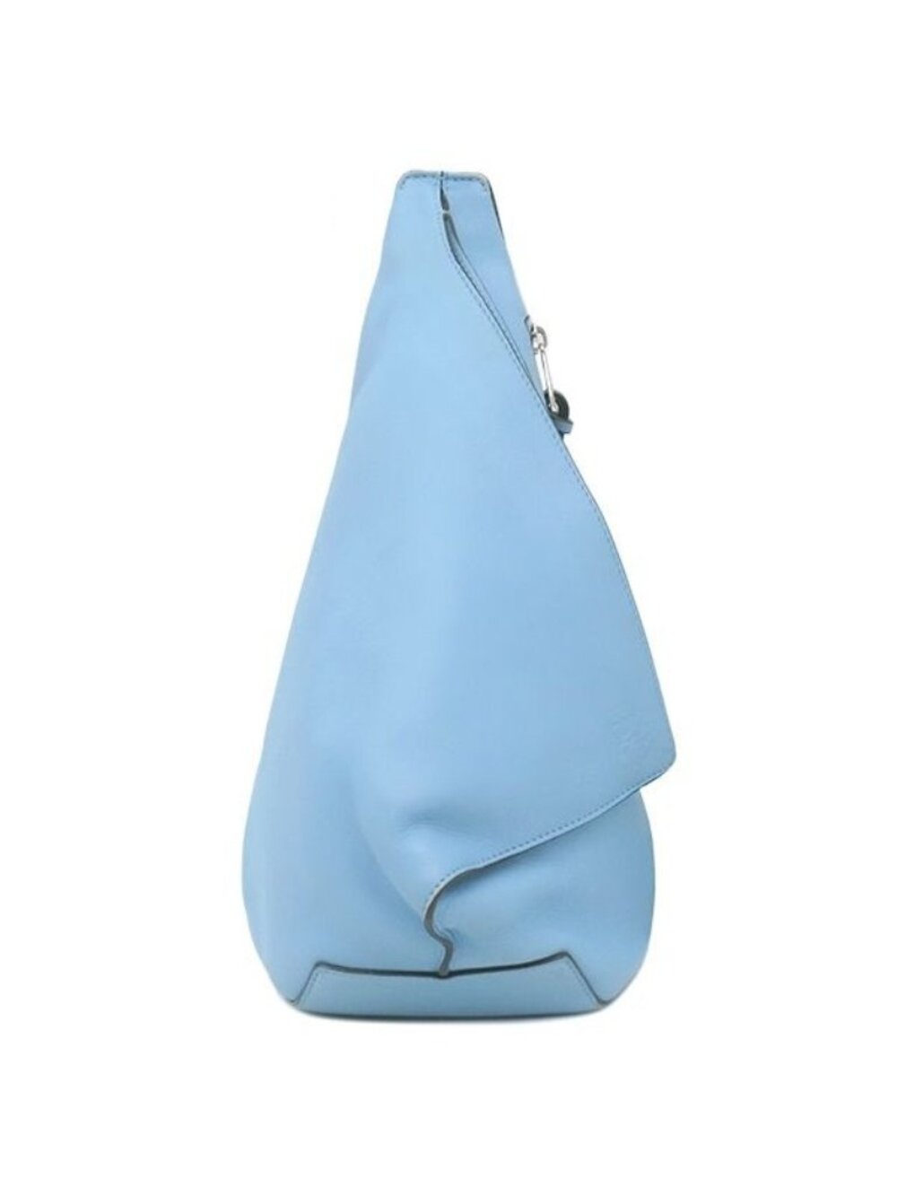 Loewe Belt Bag Anton Sling Leather Blue Silver